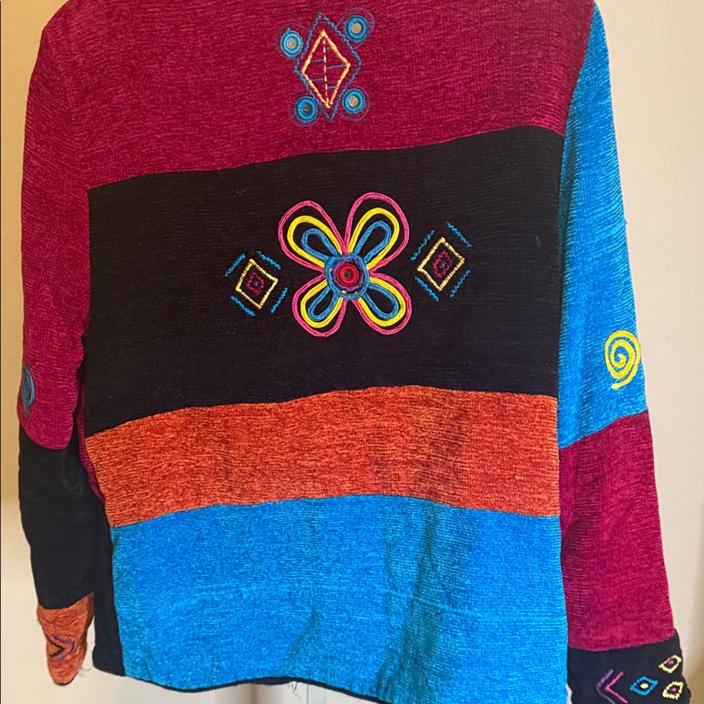 Artistic Patchwork Women's Jacket - image 8